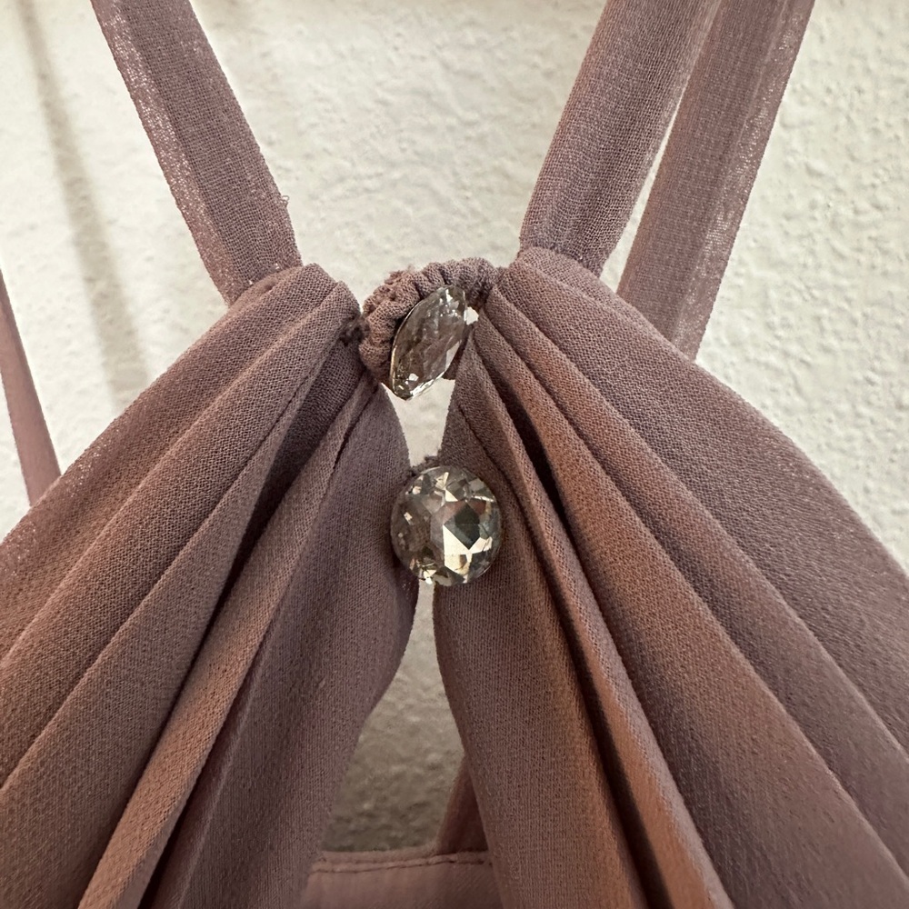 Azazie Spaghetti strap Dress in Dusk - Picture 7 of 8